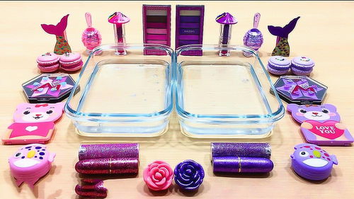 化妆品粉底眼影混合透明水晶泥制作史莱姆